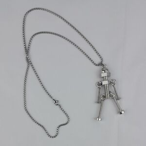 Bolt Robot Necklace